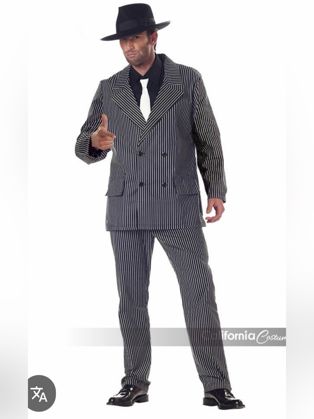 Gangster Halloween Costume‎